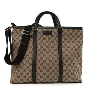 Gucci Gg Large Joy Tote Bag Dark Brown #231233G12B